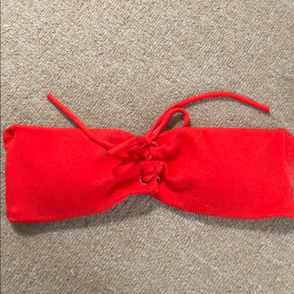 Lace up Bandeau